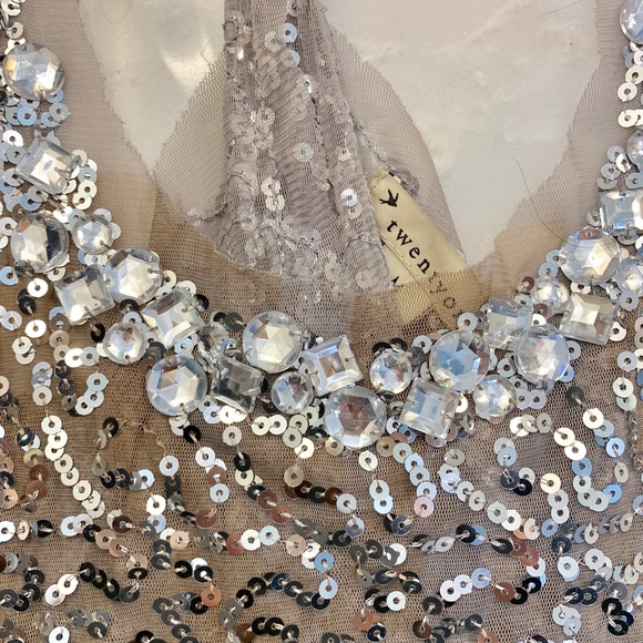 BCBG Sequin Embellished Tank Top - Picture 4 of 5